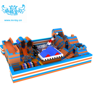 NNbaby Bambini area di gioco EPP building block a buon mercato attraente coperta gioco a terra gioco parco con palla di schiuma pit pool - Product Image 3
