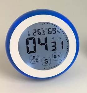 Lớn kỹ thuật số nhà bếp hẹn giờ với màn hình cảm ứng đếm ngược/đếm-up Nam Châm Đèn nền nhiệt độ độ ẩm hiển thị nấu ăn báo động - Product Image 4