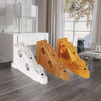 Matériel de support de fenêtre double moderne 33mm-35mm Supports de tringle à rideau romaine en aluminium avec accessoires de support en plastique de fer PVC
