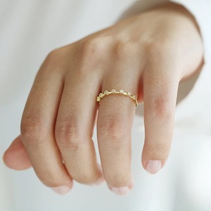 Vente chaude 925 Sterling Silver Unisex Vintage Fashion Twisted Ring Naissance Gemstone Natural Moissanite Stone Diamond Gift Jewelry - Product Image 4