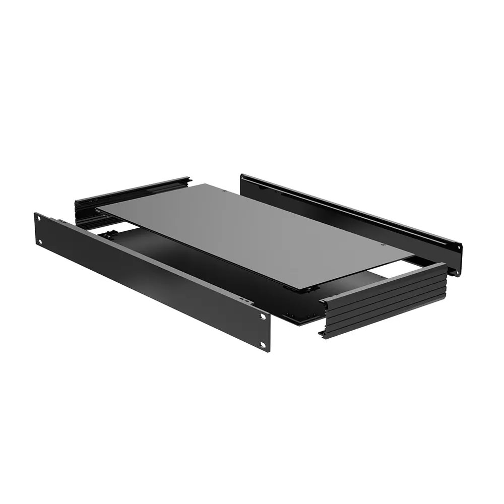 YONGGU C06B 1U Rack Mount Cases 6063 EATX Extrusion Profiles Processing Rack Mount Mini ITX Board Chassis