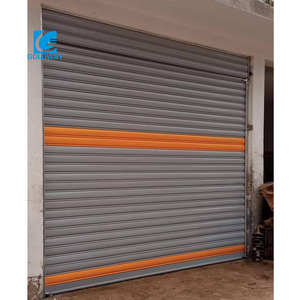 Puerta Enrollable Moderna <span class=keywords><strong>de</strong></span> Aluminio, Precio <span class=keywords><strong>de</strong></span> Fábrica OEM, Puerta Industrial Enrollable con Aislamiento Térmico, Superficie Acabada, Entrega Rápida - Product Image 3