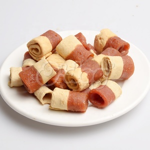 מזון כלבים סיטונאי, חטיפי כלבים מגולגלים ברווז ודגי בקלה, מזון לפרסום ואימון, מותג פרטי, ספק OEM, חטיפי חיות מחמד רבי מכר - Product Image 5