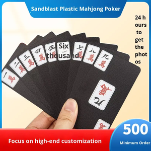 <span class=keywords><strong>Jeu</strong></span> <span class=keywords><strong>de</strong></span> <span class=keywords><strong>cartes</strong></span> Mahjong édition classique personnalisée, <span class=keywords><strong>cartes</strong></span> en plastique écologiques imprimées sur mesure, finition mate, pour la famille - Product Image 4