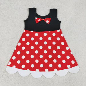 ชุดเดรสเด็กผู้หญิงสำหรับฤดูร้อน แบบไม่มีแขน ความยาวระดับเข่า - Product Image 4