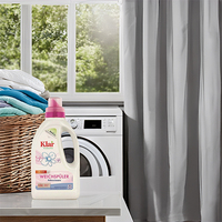 Adoucissant pour tissus écologique végan KLAR RTS 1, 750 ml, sans parfum, 30 lavages, détergent à lessive liquide pour bébé