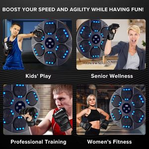 Machine de <span class=keywords><strong>boxe</strong></span> musicale <span class=keywords><strong>murale</strong></span> 2025 3.0 – Jeu interactif de frappe pour adultes et enfants – Entraînement avec 4 gants - Product Image 2