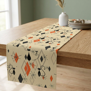 Animal Printed Woven Cotton Satin <b>Table</b> <b>Runner</b> for Wedding Home Hotel | Eco-Friendly Durable Simple Style OEM Bulk Wholesale - Product Image 1