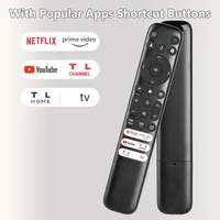 RC813 Pour TCL Android TV Téléviseurs Télécommande Vocale Avec Netlfix PrimeVideo YouTube Boutons 55Q670G 65Q670G