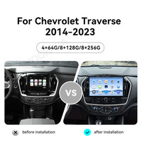 Автомобильный радиоприемник MOOKAKA с 11,6-дюймовым OLED-экраном 2K для Chevrolet Traverse 2014-2023, Android GPS-навигация, стереосистема, беспроводной CarPlay