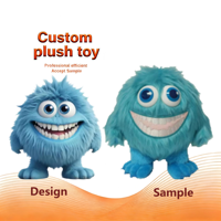 Boneka Burung Plush Super Lembut Kustom Grosir dari Katun Organik dengan Branding Perusahaan dan Fungsi Pereda Stres