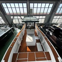 Bateau de pêche en aluminium à double coque entièrement soudé de 8,8 m (29 pieds) avec console centrale à vendre