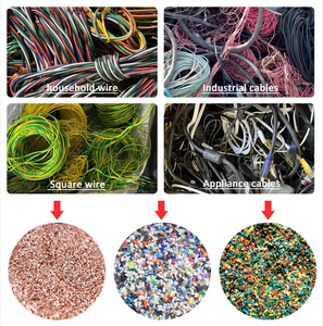 Kupfer/Aluminium-Draht granulator Maschine Kupfer zerkleinerung zerkleinerung maschine Schrott kabel Draht recycling maschinen Kupfer granulator - Product Image 5