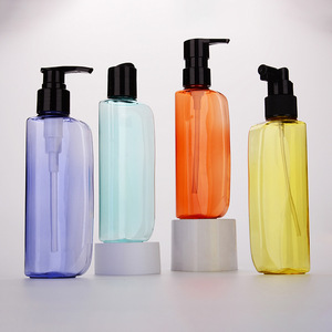 Botella de Plástico PET Transparente de 150 ml con Bomba Dosificadora para Champú, Gel de Ducha y Loción - Product Image 1