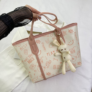 Istapromo กระเป๋าสะพายไหล่ผู้หญิงแฟชั่นใหม่สำหรับ2025ของขวัญกระเป๋าโท้ทความจุมากหนัง PU - Product Image 5