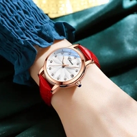 Montre automatique pour femmes CHENXI, montres mécaniques de luxe pour femmes, design squelette tendance, cadran de 34 mm, horloge pour filles, Reloj Mujer