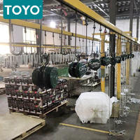 Palan manuel à chaîne TOYO de 3 m, pour levage de treillis, 1 tonne