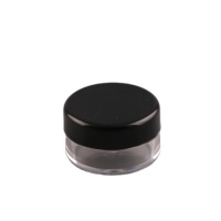 Vente en gros pas cher sur mesure rond 5 ml PS étui vide en plastique pour maquillage ombre à paupières pot de crème d'embouteillage de voyage réutilisable
