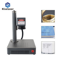 Riselaser Bijoux Or Argent Anneaux Collier Bracelets Laser Marqueur 20W Fibre Laser Gravure Machine De Marquage