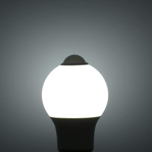 E27 B22 3W-9W Smart <b>Motion</b> <b>Sensor</b> Globe <b>LED</b> Bulb with CRI 80 6500K Cool White Plastic 50000 Hours Lifetime 1-Year Warranty - Product Image 2