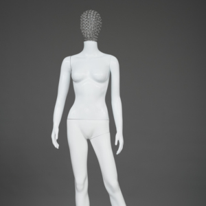Maniquí Femenino de Cuerpo Entero para Exhibición de Ropa en Tiendas y Boutiques, Incluye Soporte, Color Blanco - Product Image 2