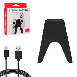 2 in 1 V a forma di ricarica impugnatura a mano supporto Joycon supporto per Nintendo Switch / Switch <span class=keywords><strong>OLED</strong></span> Joy-Con <span class=keywords><strong>staffa</strong></span> - Product Image 1