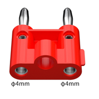 Double fiche banane empilable de haute qualité 4mm Double haut-parleur fil fiche banane connexion Double fiche banane