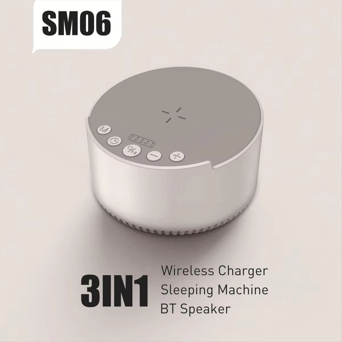 Mini Portable White Noise Bluetooth Speaker with 15W Charging · image 5