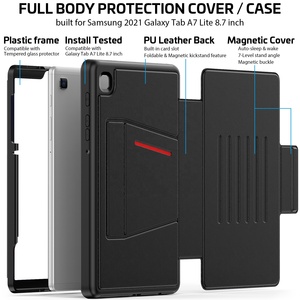 Custodia per <span class=keywords><strong>Samsung</strong></span> <span class=keywords><strong>Galaxy</strong></span> <span class=keywords><strong>Tab</strong></span> <span class=keywords><strong>A7</strong></span> <span class=keywords><strong>Lite</strong></span> 8.7 pollici T220 T225 2021 custodia per Tablet con fibbia magnetica Flip in pelle PU antiurto - Product Image 5