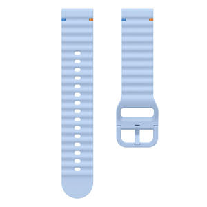 สายนาฬิกาซิลิโคนสำหรับ Huawei Watch GT5 Sporty ขนาด 20 มม. 22 มม. แบบเปลี่ยนได้ ระบายอากาศได้ดี สีชมพู หัวแบน ลายเส้นคลื่น สวยงาม - Product Image 4