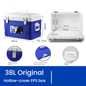 Cajas de Aislamiento Térmico para Alimentos, Cajas Refrigeradas para Entrega de Alimentos Frescos, Gran Capacidad (33-65L), Material PP, Retención de Hielo de 12-<span class=keywords><strong>24h</strong></span>, Portátiles - Product Image 5