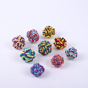 Giocattolo interattivo per cani palla giocattolo in cotone colorato - Product Image 5