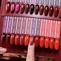 Nouvelle Tendance ZRKGEL Ladai – Collection de 24 Vernis Gel Effet Œil de Chat Rouge pour Salons de Manucure, Sans TPO ni HEMA, Longue Durée