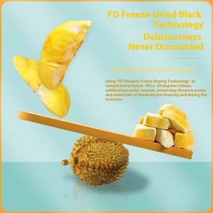 フリーズドライドリアン肉高繊維防腐剤フリー天然スナッククリーミーな味の甘い味シュガーフリーバルク包装 - Product Image 6