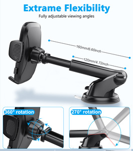 Phổ xe Núi Điện thoại chủ bàn đứng với hút mạnh mẽ cup cơ sở và Kính thiên văn cánh tay cho bảng điều khiển & kính chắn gió chủ - Product Image 2