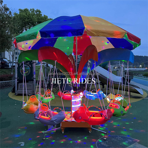 Giostra Luminosa Portatile per Bambini, Attrazione da Parco Divertimenti con Musica in Vendita - Product Image 3