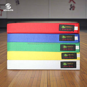 Woosung en kaliteli özelleştirilmiş dövüş sanatları kemerler özel renkler Karate Judo kemer tekvando kemerleri - Product Image 1