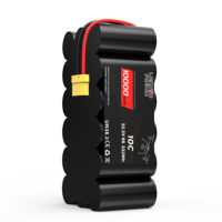 Batterie au lithium Molicel 6S3p 18650 10C 22,2V 8,4Ah 9Ah 10Ah VANT pour drone FPV, batterie pour drone quadricoptère