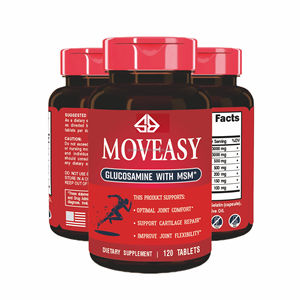 Tabletas Dietéticas de Glucosamina y MSM para el Soporte Articular en Adultos OEM - 120 Unidades, Apoyo Energético - Product Image 1