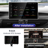 Radio para Auto STWEI AUDI A6 A7 C7 con Pantalla Retráctil Qualcomm Snapdragon 662, Android 15, Reproductor de DVD, CarPlay Inalámbrico y Android Auto