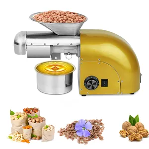 Cuisine populaire mini maison tournesol arachide moutarde huile expressers expulseur d'huile pressée à froid vierge huile de coco machine