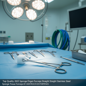 Top Quality 2023 <b>Sponge</b> Organ Tissue Forceps Straight Stainless Steel <b>Sponge</b> Organ Tissue Forceps BY GRAYROCKS ENTERPRISES - Product Image 2