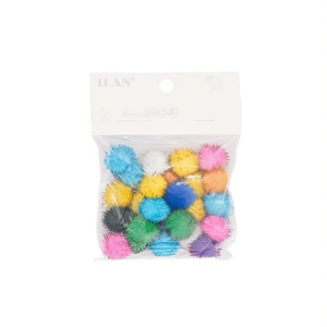 Il Bolita Pompon 3.0Cm Colori Misti per Decorazioni Artigianali - Product Image 2