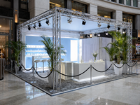 Structure de scène extérieure personnalisable pour concerts, design populaire, structure d'éclairage en aluminium