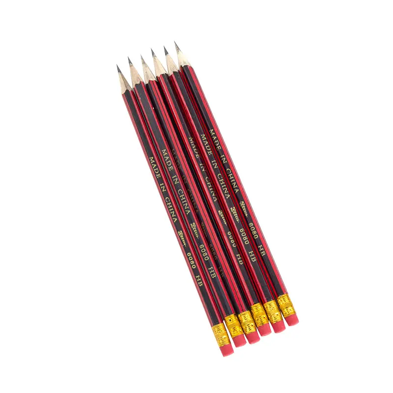 โปรโมชั่นราคาถูกดินสอที่กำหนดเองขายส่งจำนวนมาก Hb ธรรมชาติไม้ปากกา,ไม้ Hb ดินสอ