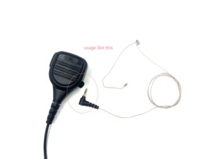 Auriculares con cable de 3.5mm/2.5mm para escuchar música, auriculares pequeños para teléfono móvil, auriculares ocultos para radio bidireccional - Product Image 3