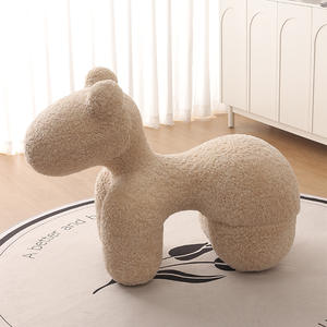 Silla de Peluche con Forma de Pony, Sofá de Animales de Peluche para Niños y Adultos, Asiento Suave con Tela de Felpa de Algodón - Product Image 3
