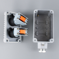 Interrupteur à bouton rotatif antidéflagrant conforme à ATEX IECEx avec indice IP66 Boîte à bouton-poussoir antidéflagrant