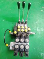 Katup Multi Arah Hidrolik Katup Kontrol Arah Distributor Hidrolik Katup Hidrolik untuk Silinder Oli, tunggal dan ganda