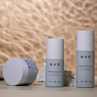 Ensemble de fond de teint liquide pour soins de la peau nouveau et personnalisé de luxe bouteille droite ronde vide bouteille en verre emballage cosmétique rapide